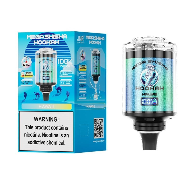 JNR Mega Shisha Hookah 100000 Puffs Disposable Vape