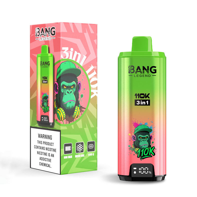 Bang Legend 110000 Puffs Triple Flavors Disposable Vape