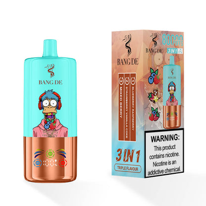 Bang DE 80000 Puffs 3in1  Flavors Disposable Vape