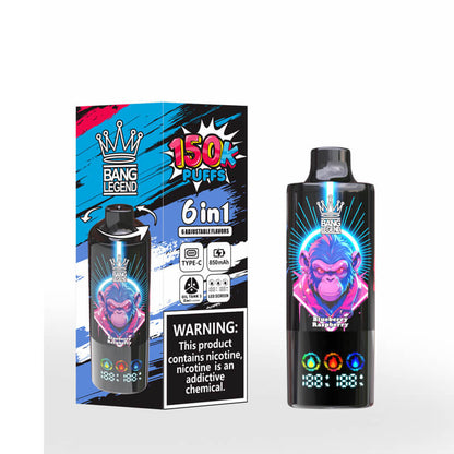 Bang Legend 150000 Puffs 6 Flavors Disposable Vape