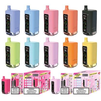 POCO FR80000 Disposable Vape 80000 Puffs 4 Flavors