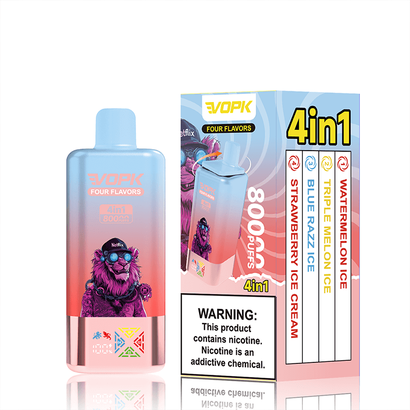 VOPK 80000 Puffs 4 Flavors Disposable Vape