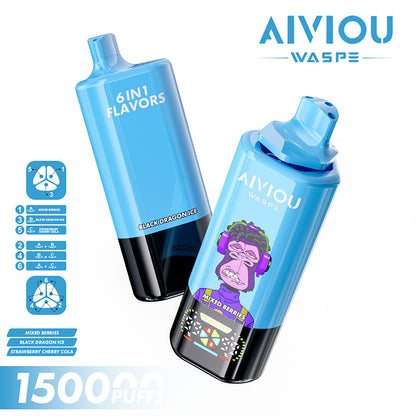 Waspe Aiviou 150000 Puffs 6in1  Disposable Vape